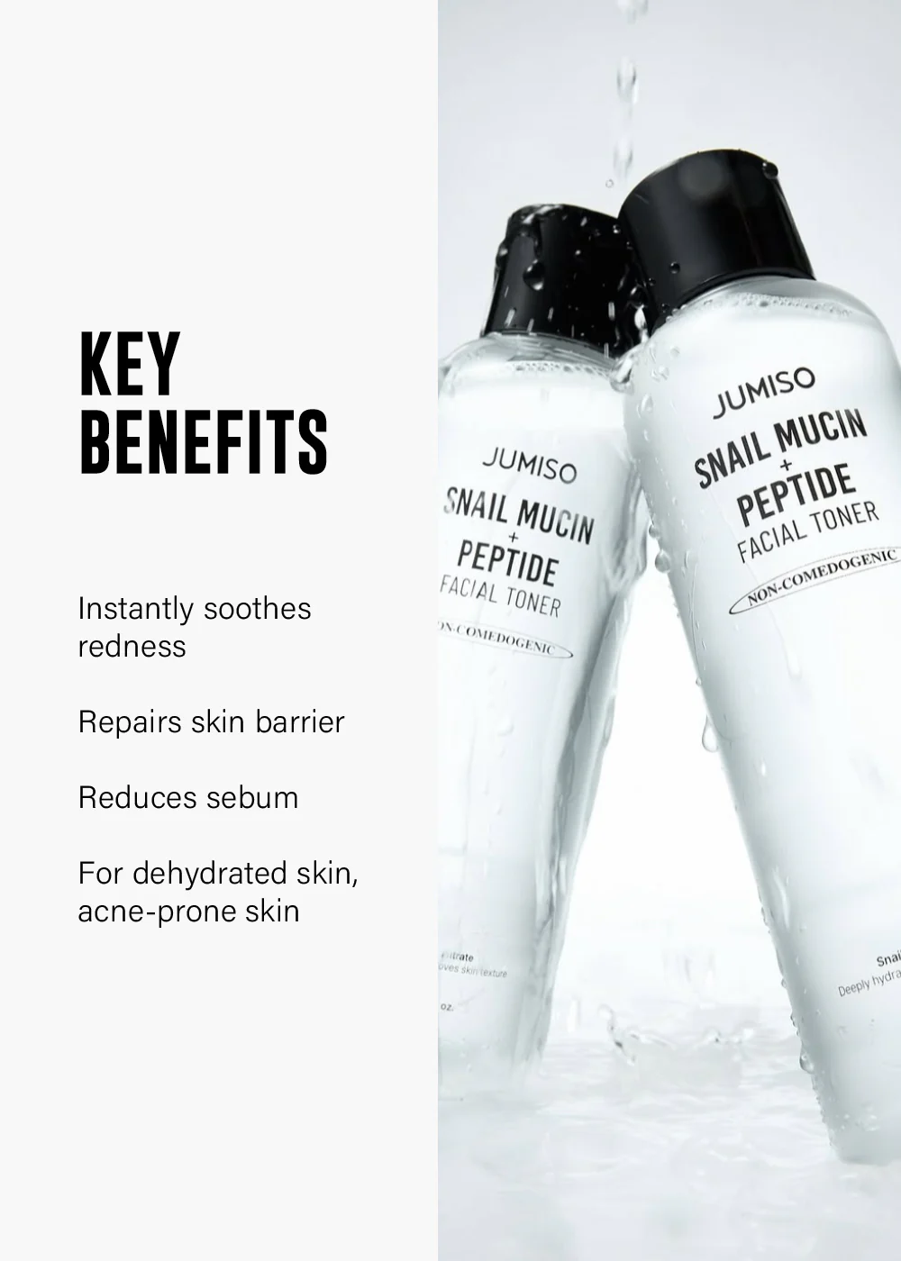 Jumiso Snail Mucin + Peptide Facial Toner 205ml - Image 3