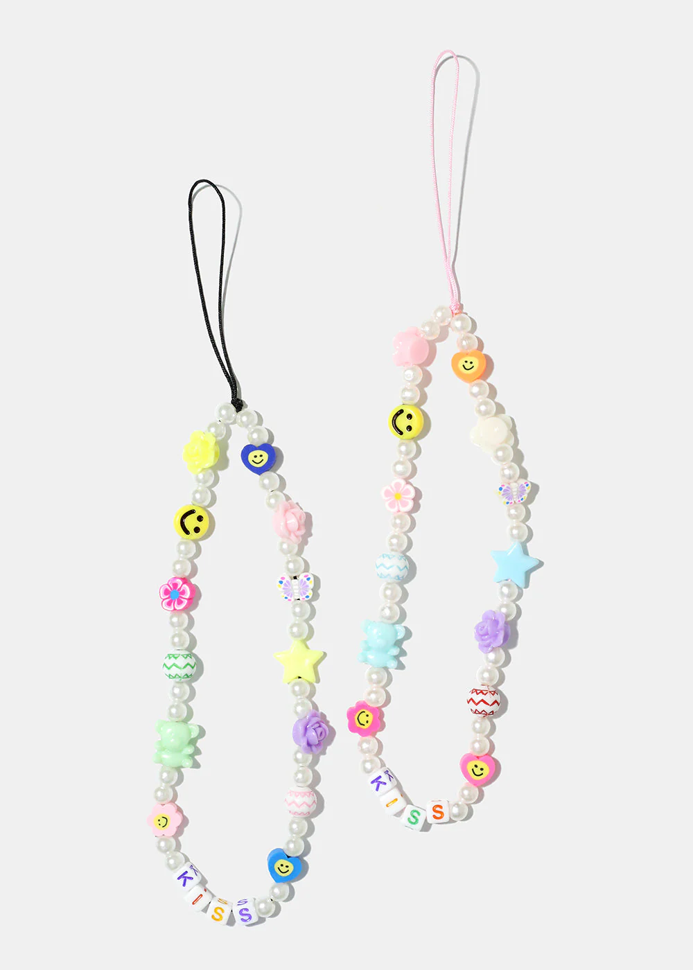 Kiss Bead Design Cellphone Charm