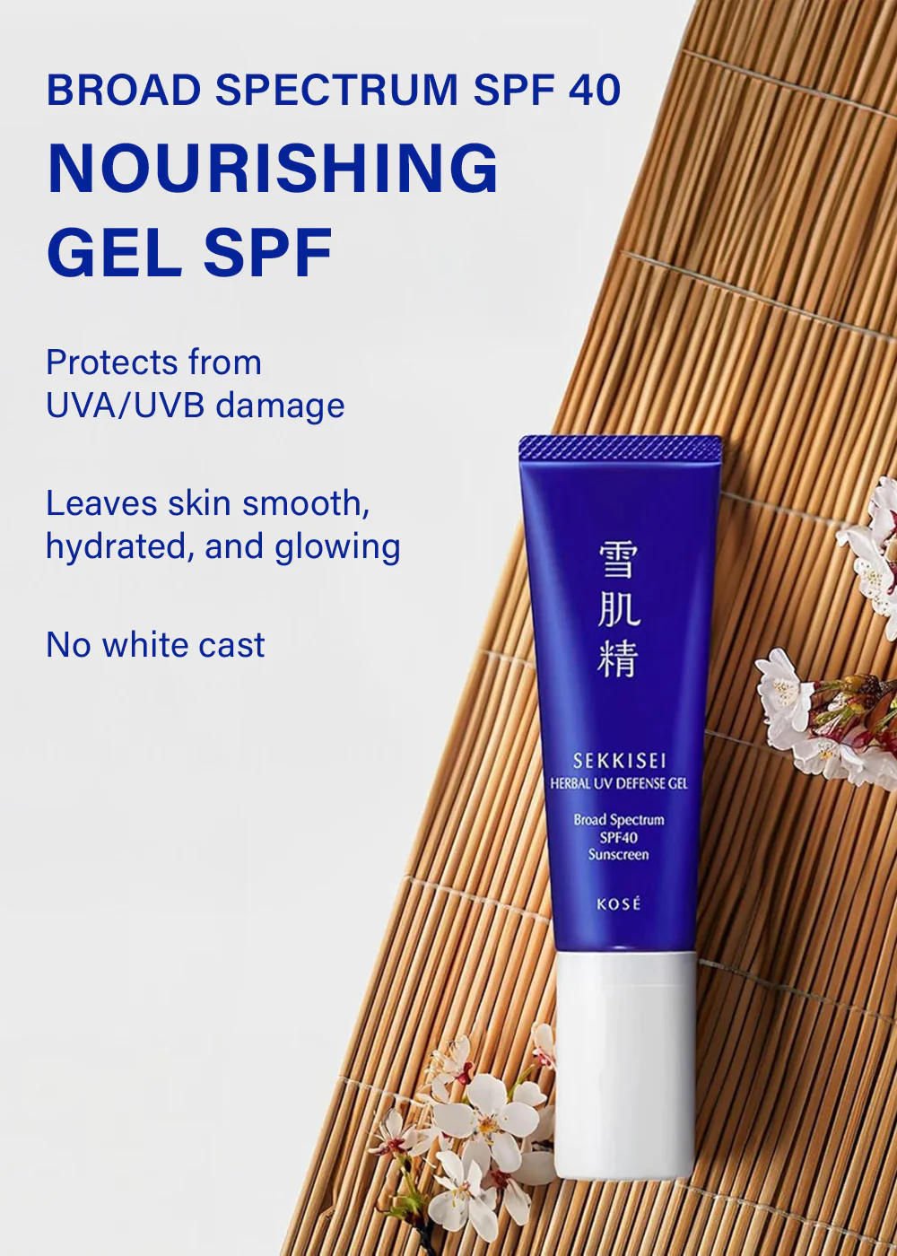 KOSE Sekkisei Herbal UV Defense Gel 30ml - Image 2
