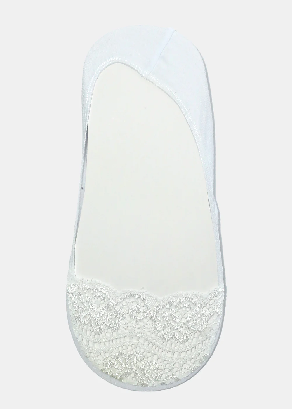 Lace Trim No Show Socks - Image 3