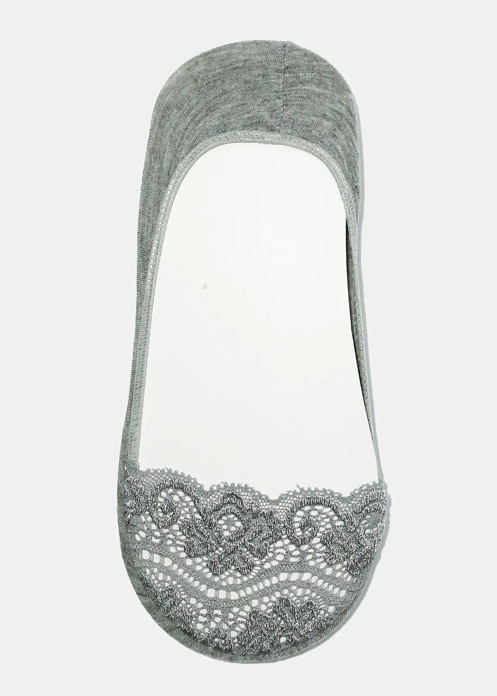 Lace Trim No Show Socks - Image 4