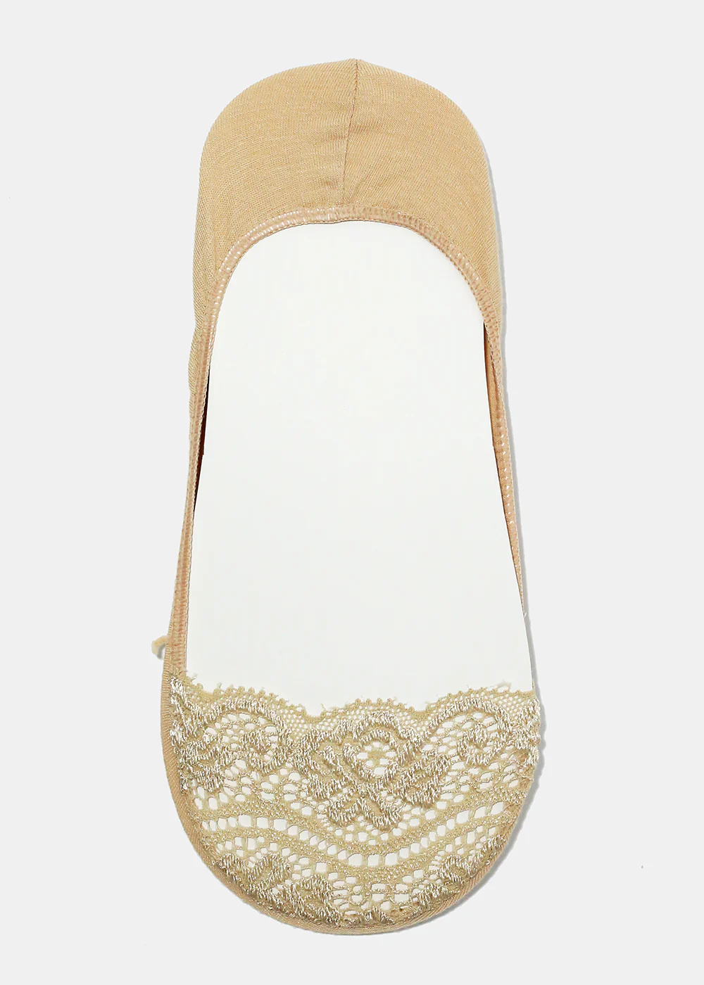 Lace Trim No Show Socks - Image 6
