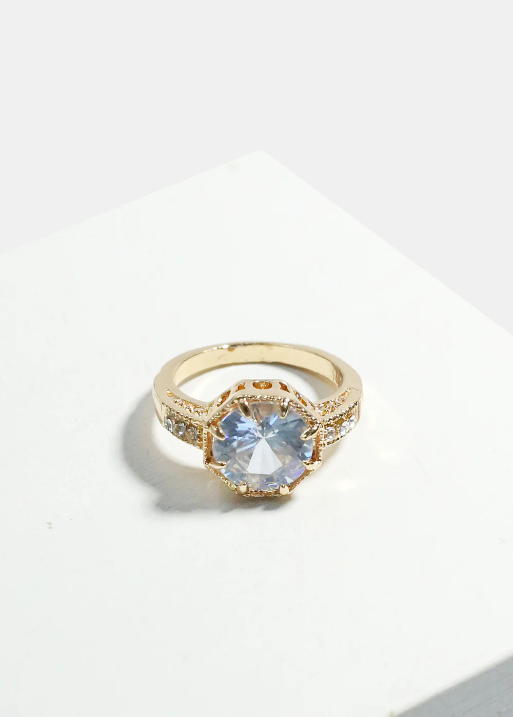 Large Engagement Style Ring - Image 2