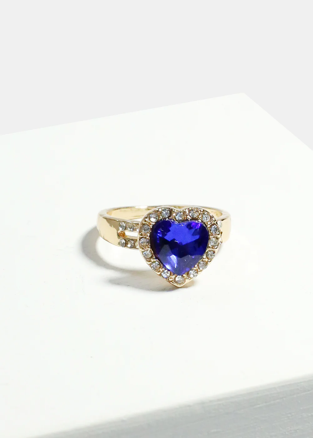 Large Heart Gem Ring - Image 3