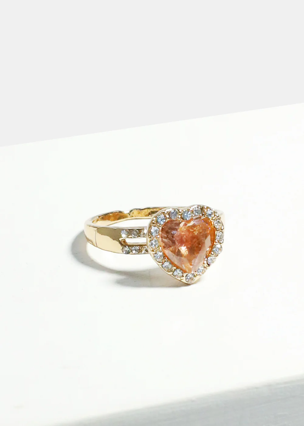 Large Heart Gem Ring - Image 7