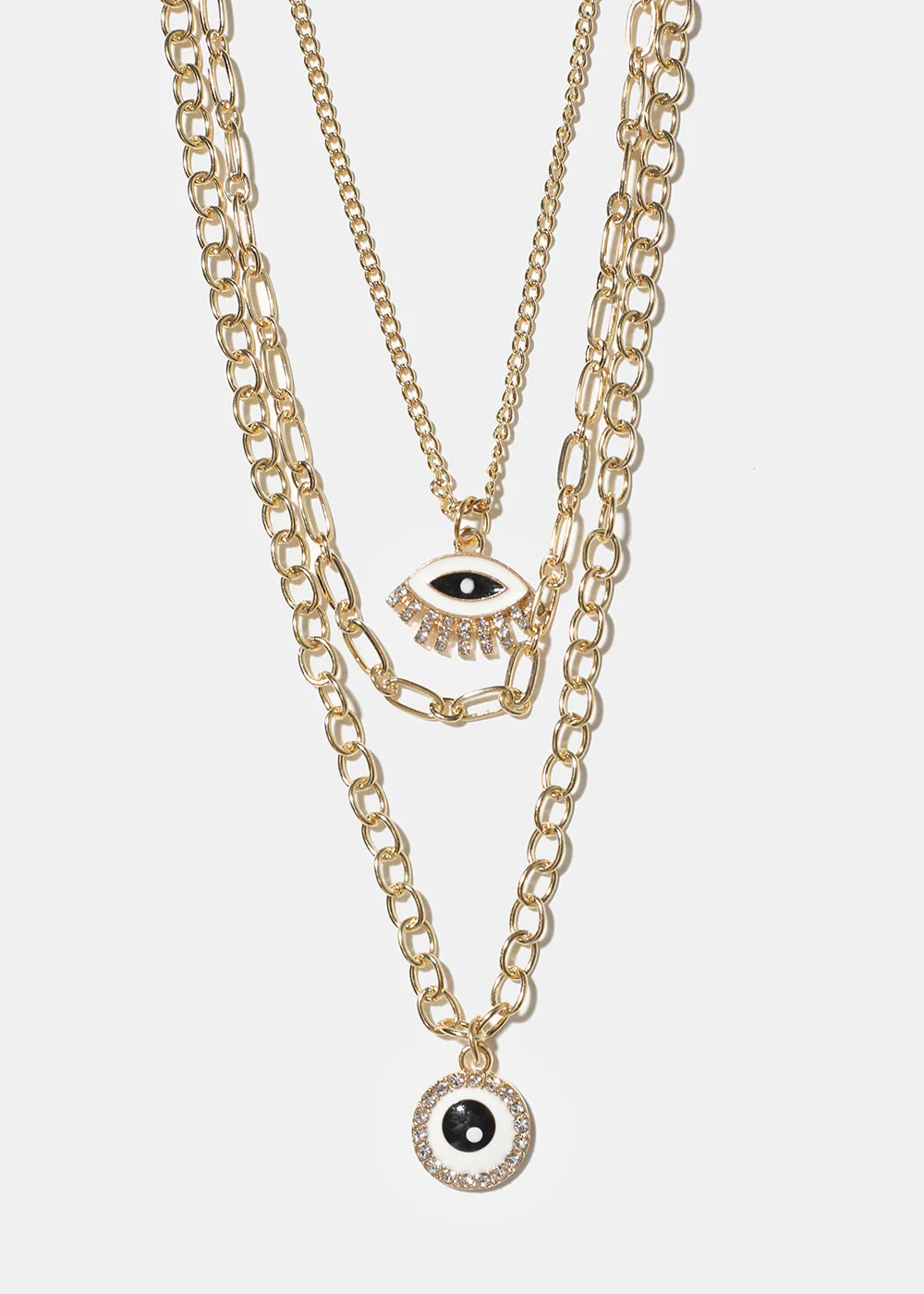 Layered Evil Eye Necklace - Image 11