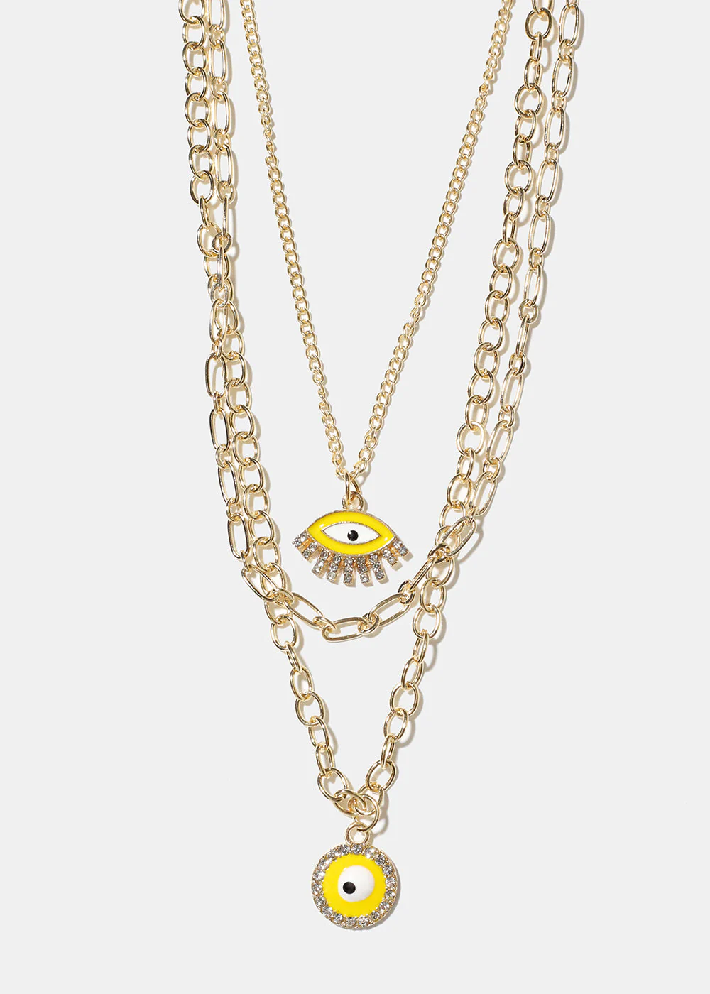 Layered Evil Eye Necklace - Image 12