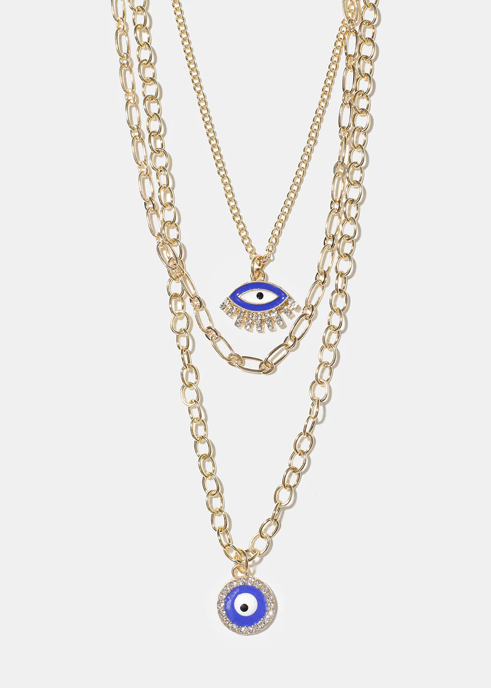 Layered Evil Eye Necklace - Image 14
