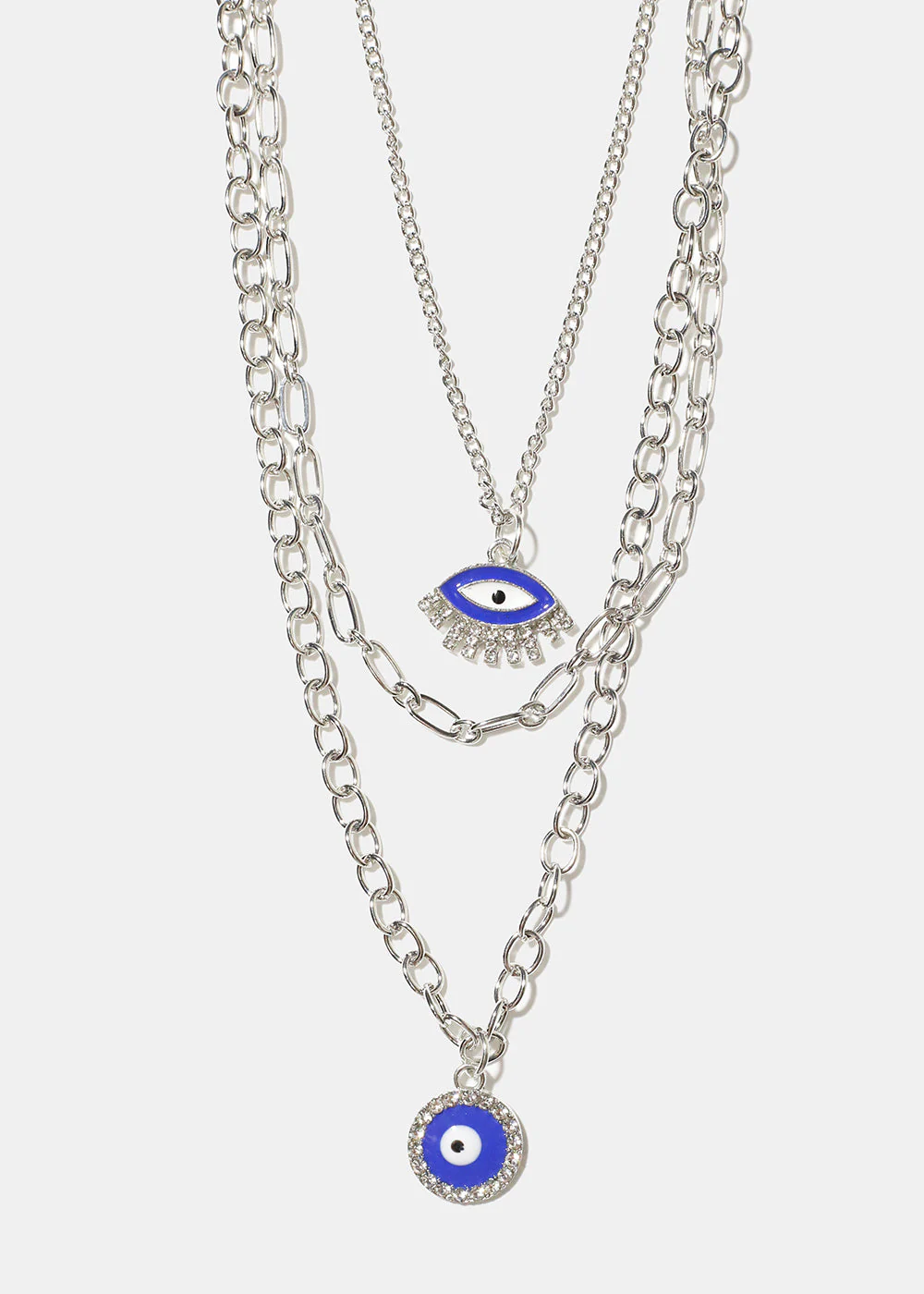 Layered Evil Eye Necklace - Image 6