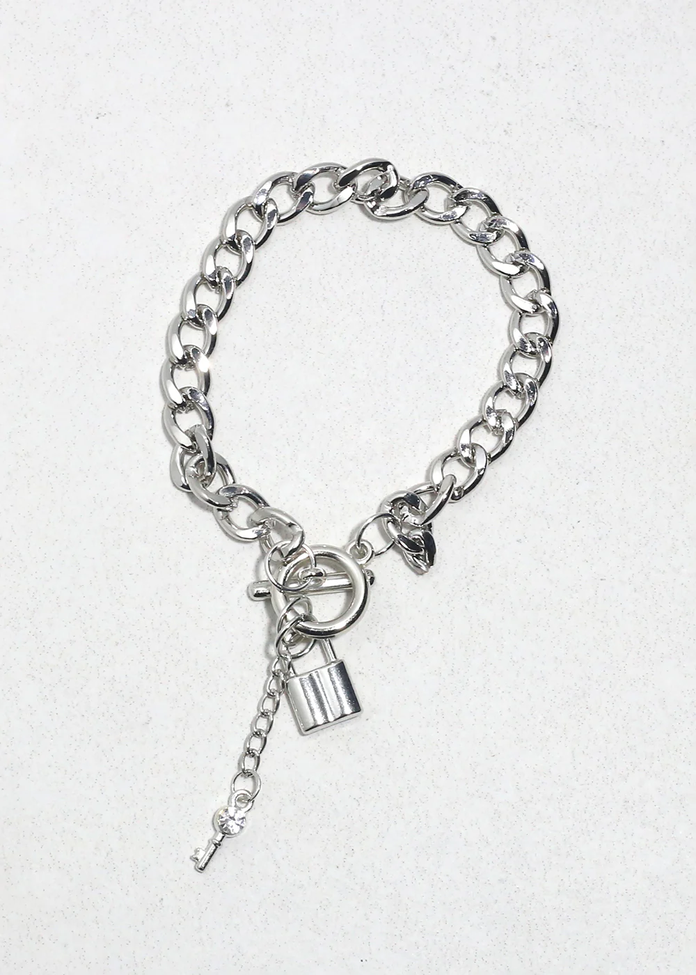 Lock & Link Charm Bracelet
