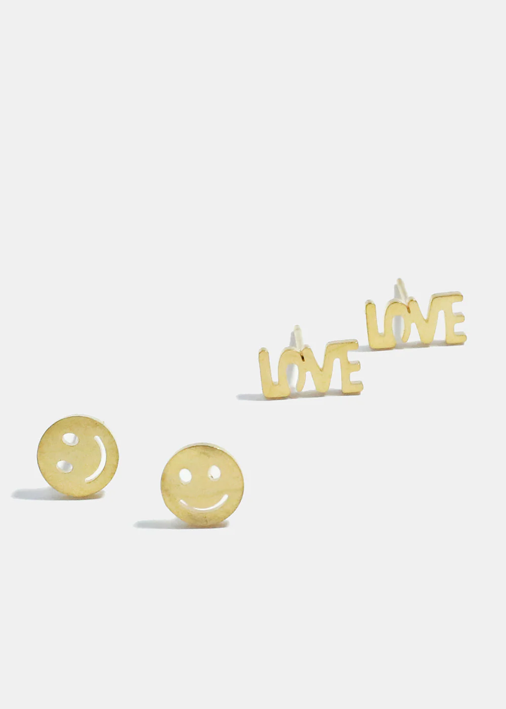 Love and Smile Stud Earrings - Image 2