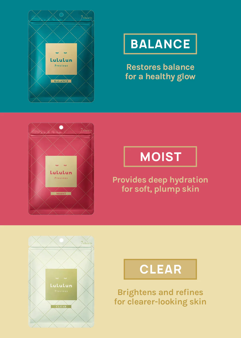 LuLuLun Precious Face Mask Balance (7 Masks) - Image 6