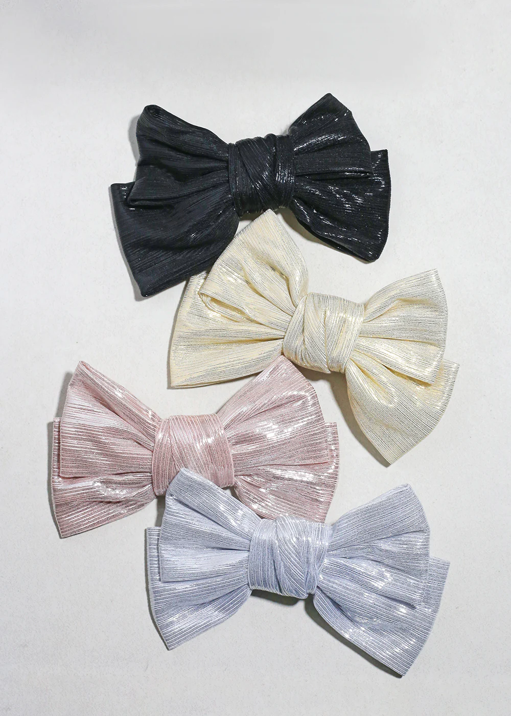 Lumière Sheen Bow Hair Clip