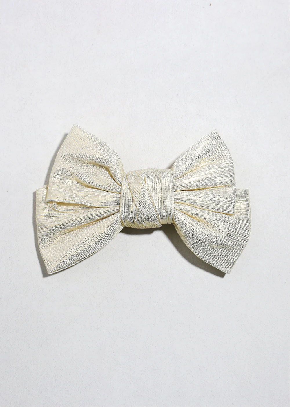 Lumière Sheen Bow Hair Clip - Image 3