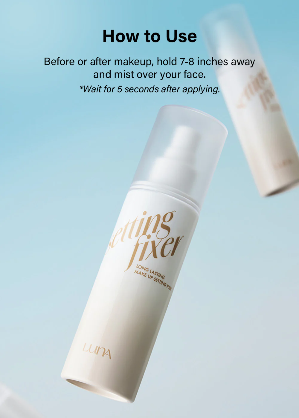 LUNA Long Lasting Setting Fixer 100ml - Image 5
