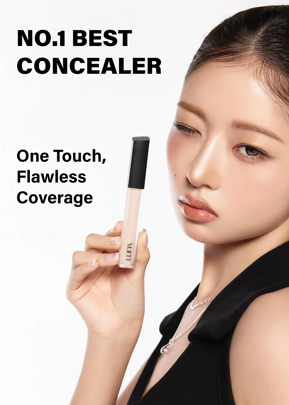 LUNA Long Lasting Tip Concealer Cover-Fit SPF34/PA++ - Image 2