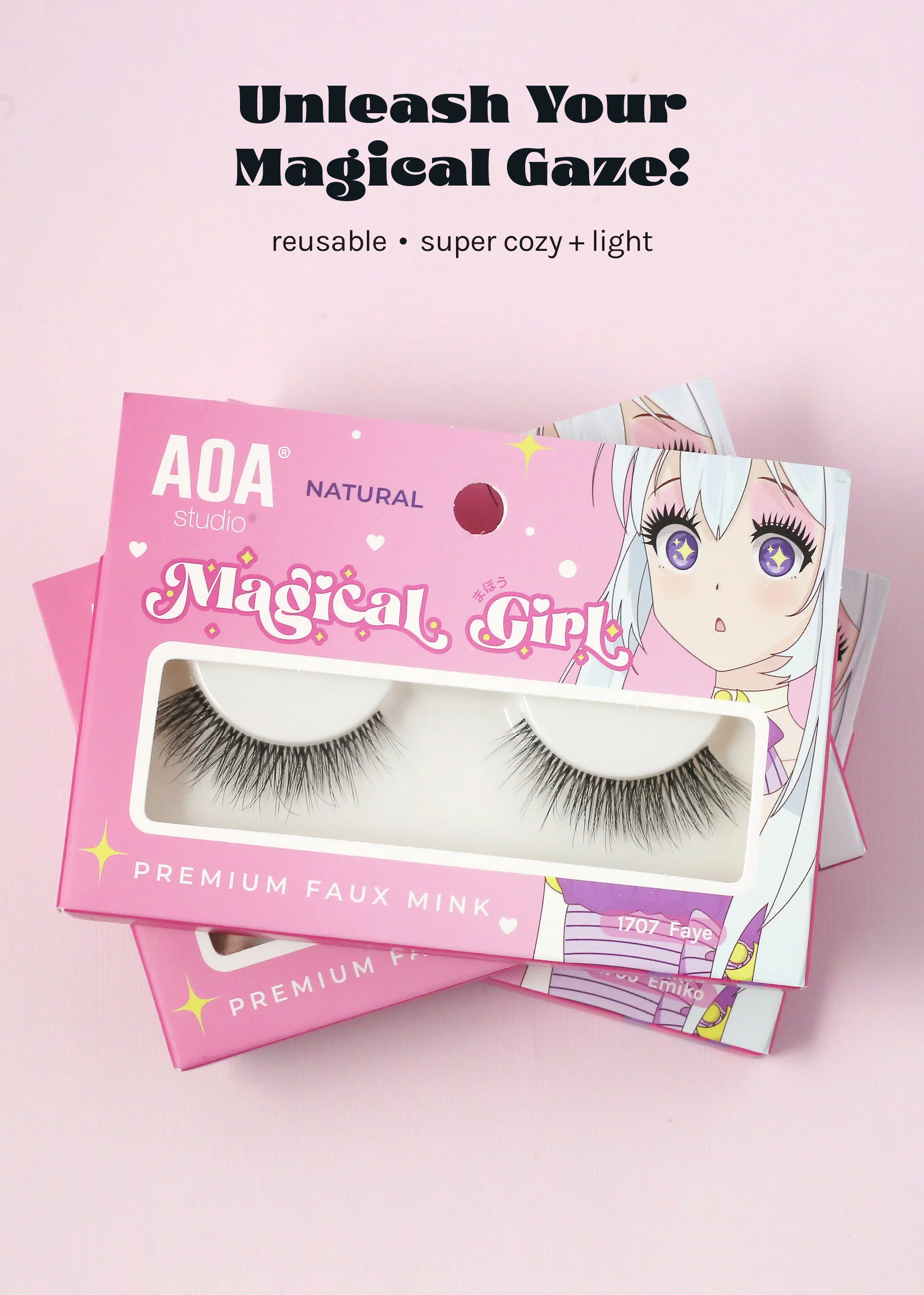 Magical Girl Natural Eyelashes – Emiko - Image 5