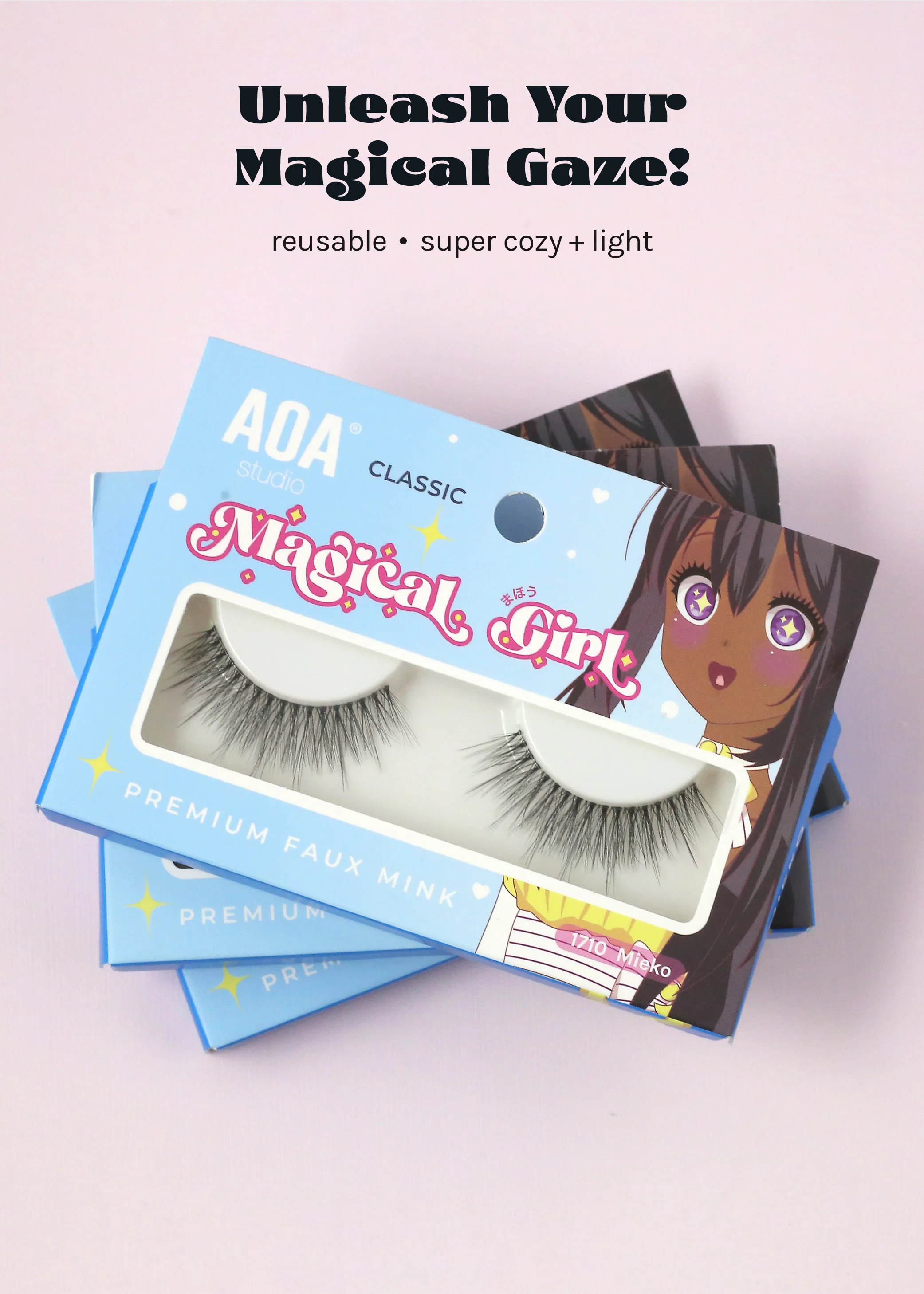Magical Girl Classic Eyelashes – Saki - Image 5
