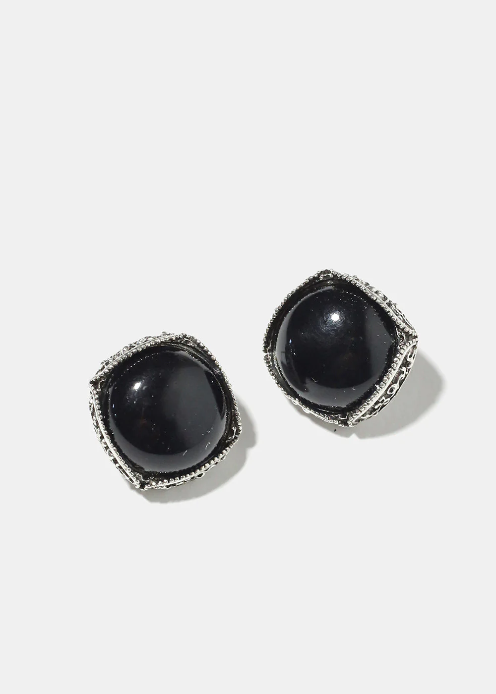Marbled Square Earrings - Image 5