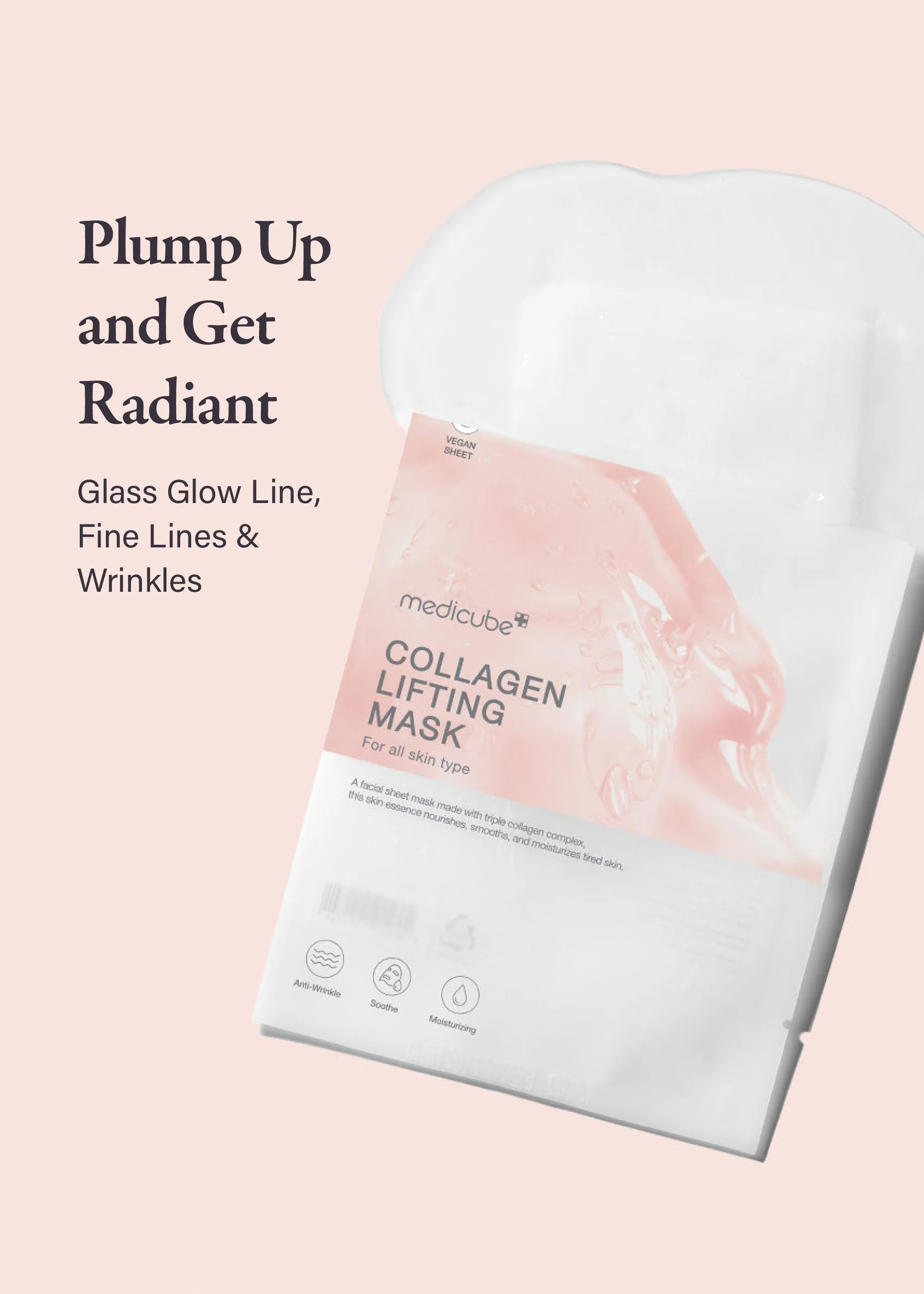 medicube Collagen Lifting Mask (1 Sheet) - Image 2