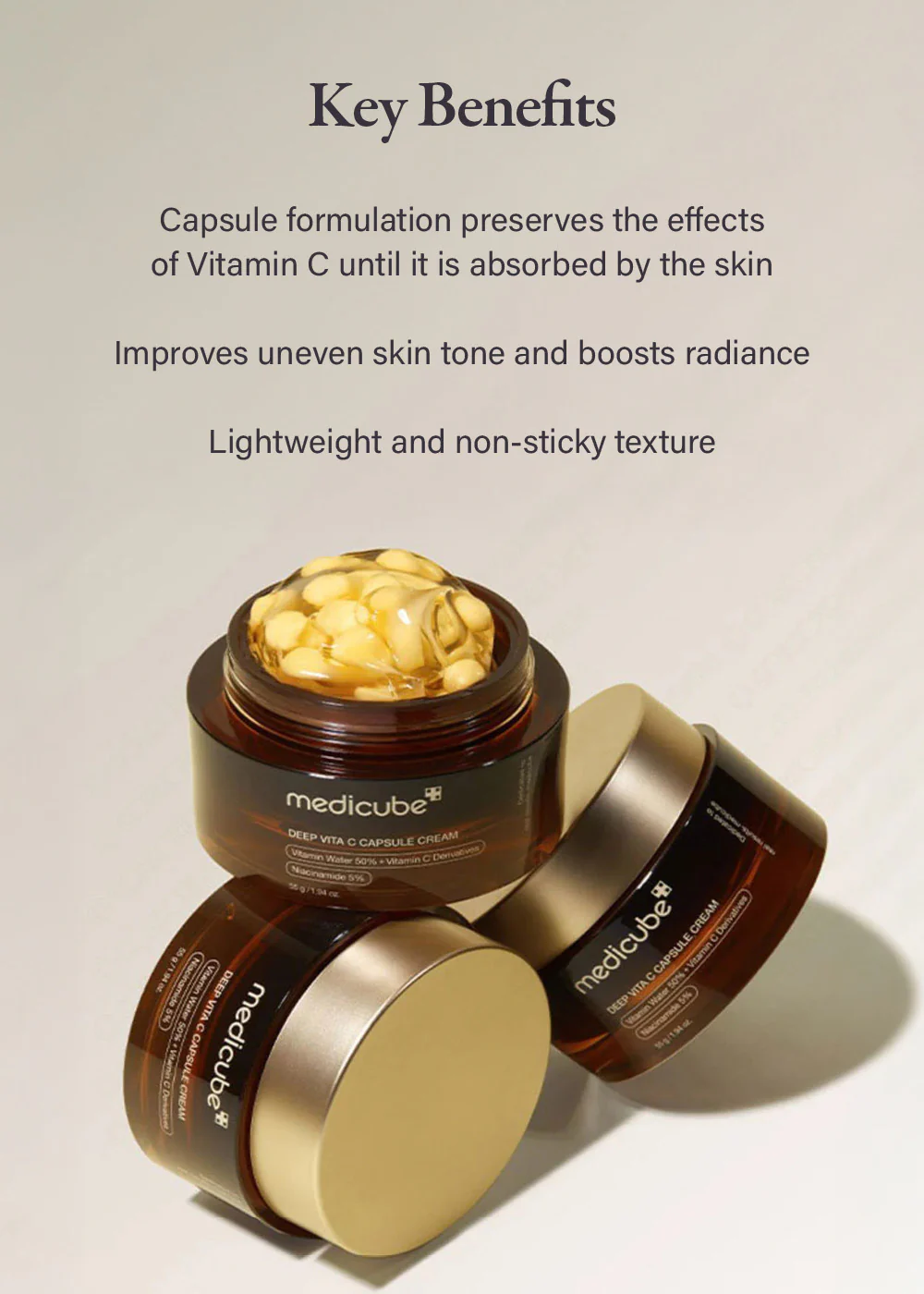 medicube Deep Vita C Capsule Cream 55g - Image 3