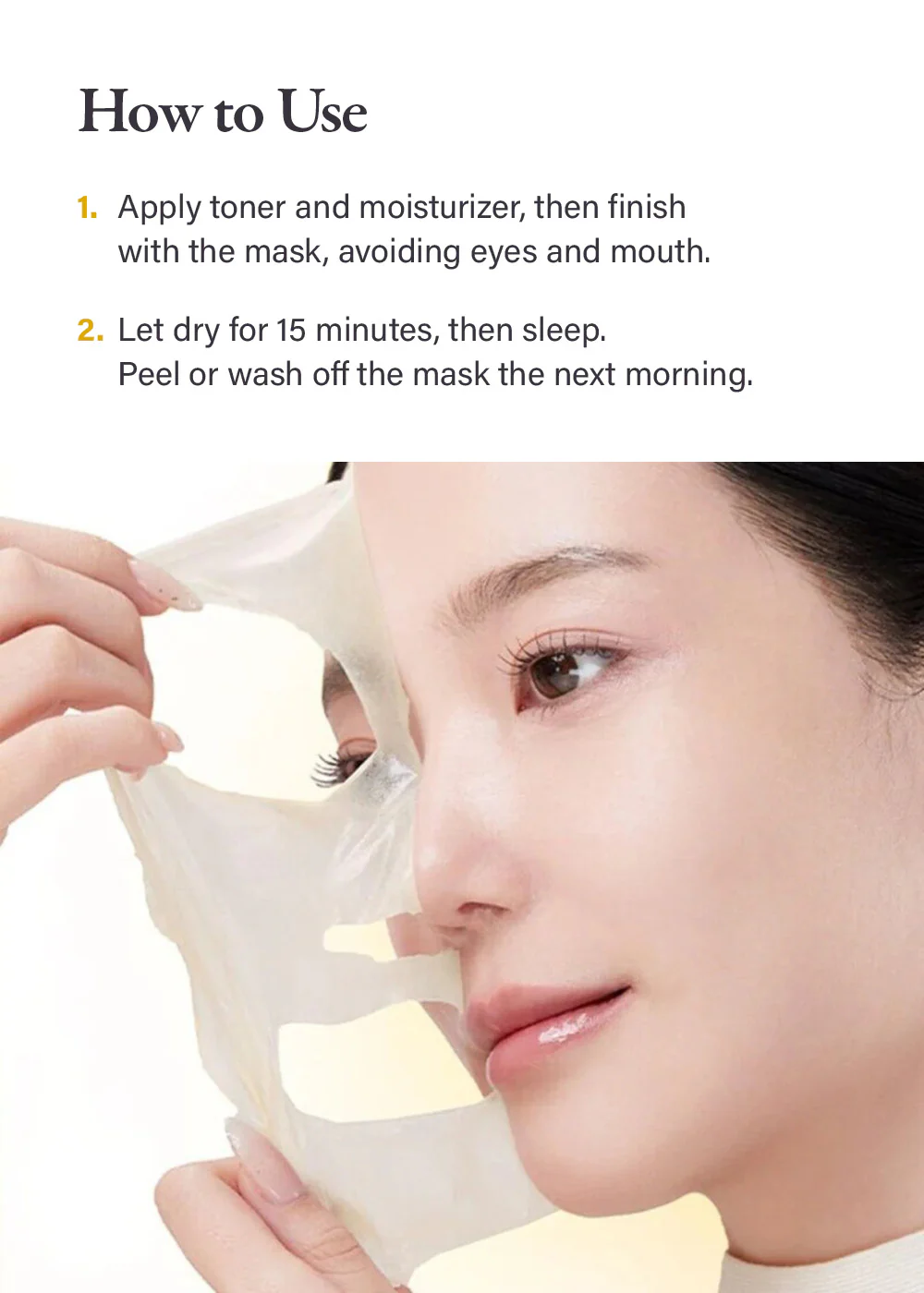 medicube Kojic Acid Turmeric Night Wrapping Mask 75ml - Image 5