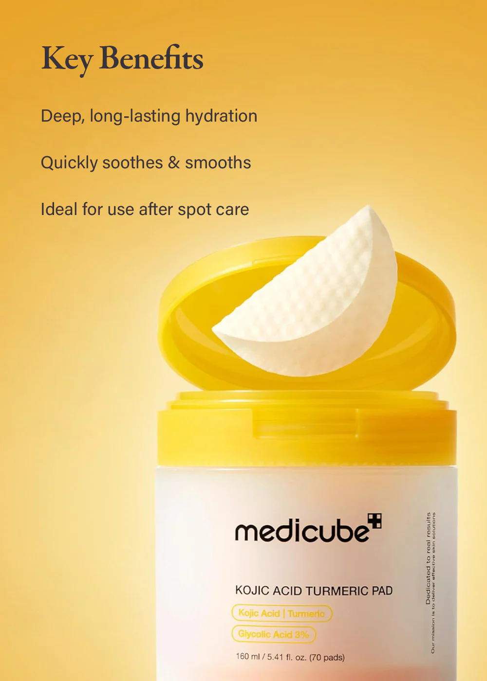 medicube Kojic Acid Turmeric Pad (70 Pads) - Image 3