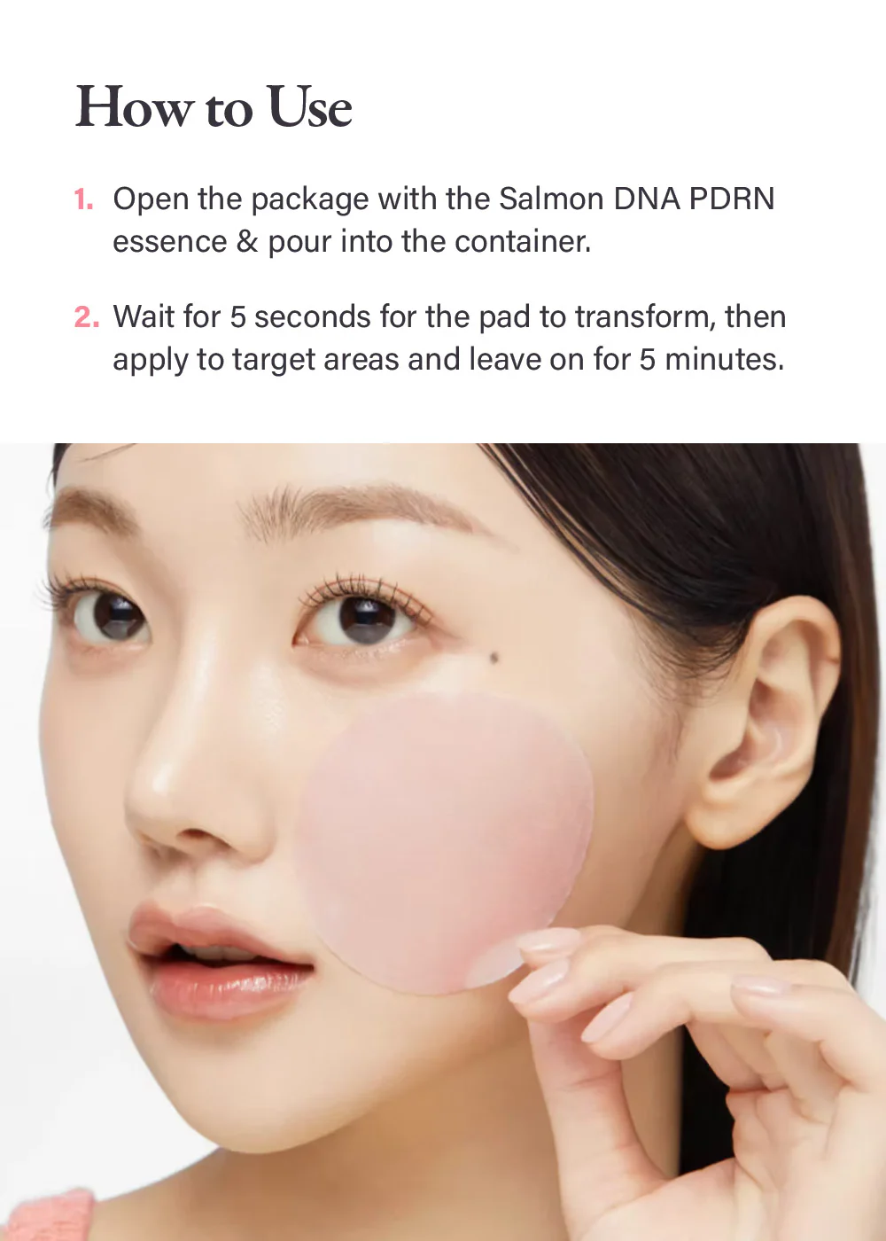 medicube PDRN Pink Collagen Toning Gel Toner Pad (70 Pads) - Image 5