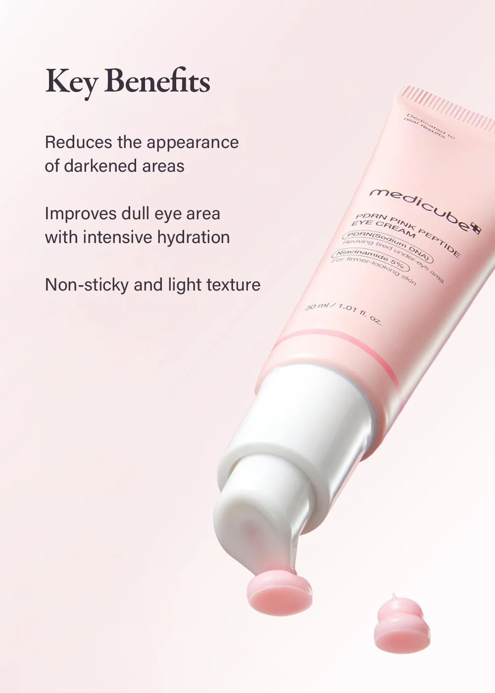 medicube PDRN Pink Peptide Eye Cream 30ml - Image 3
