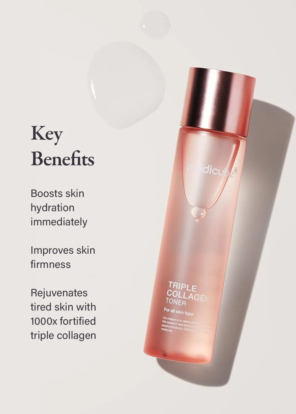 medicube Triple Collagen Toner 4.0 140ml - Image 3