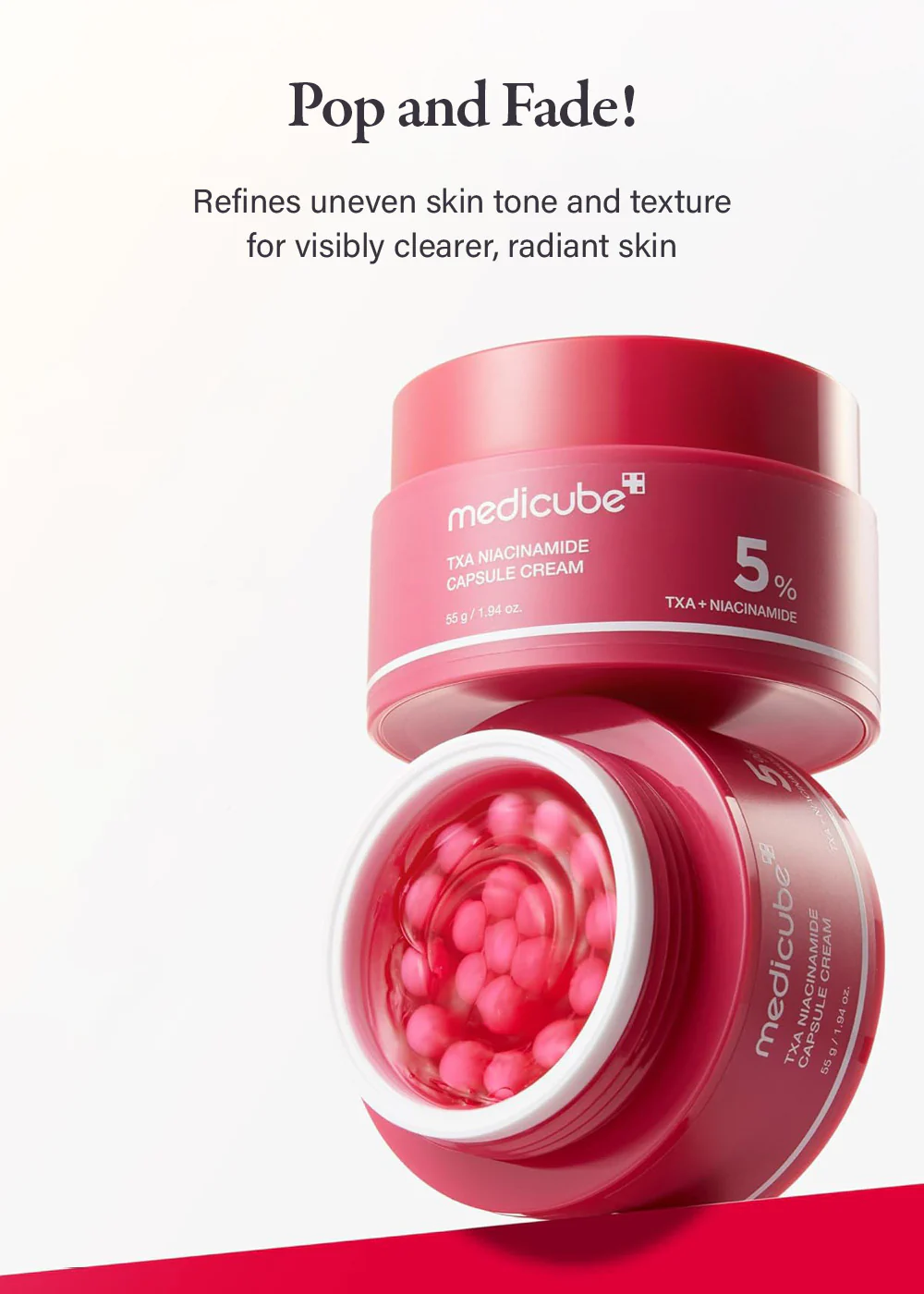 medicube TXA Niacinamide Capsule Cream 55g - Image 3