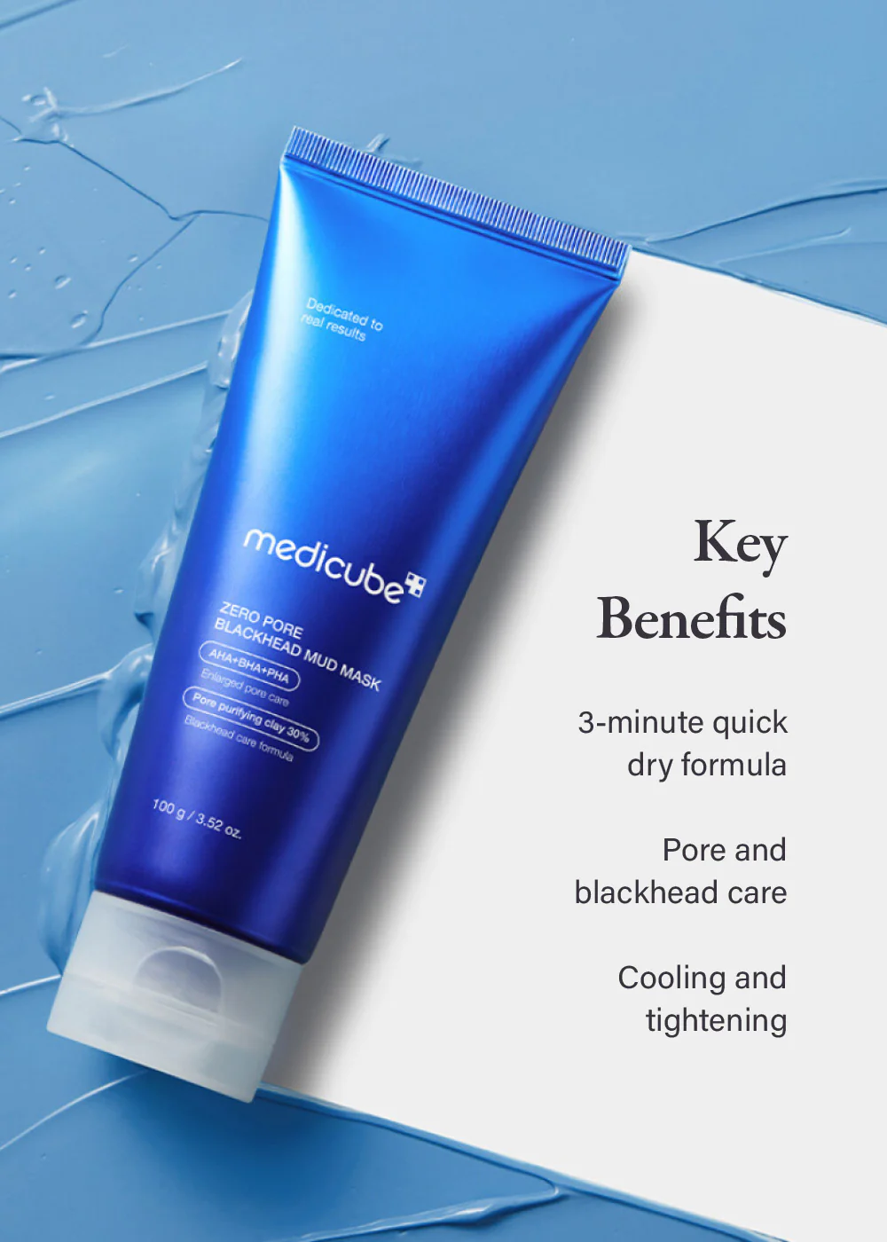 medicube Zero Pore Blackhead Mud Mask 100g - Image 3