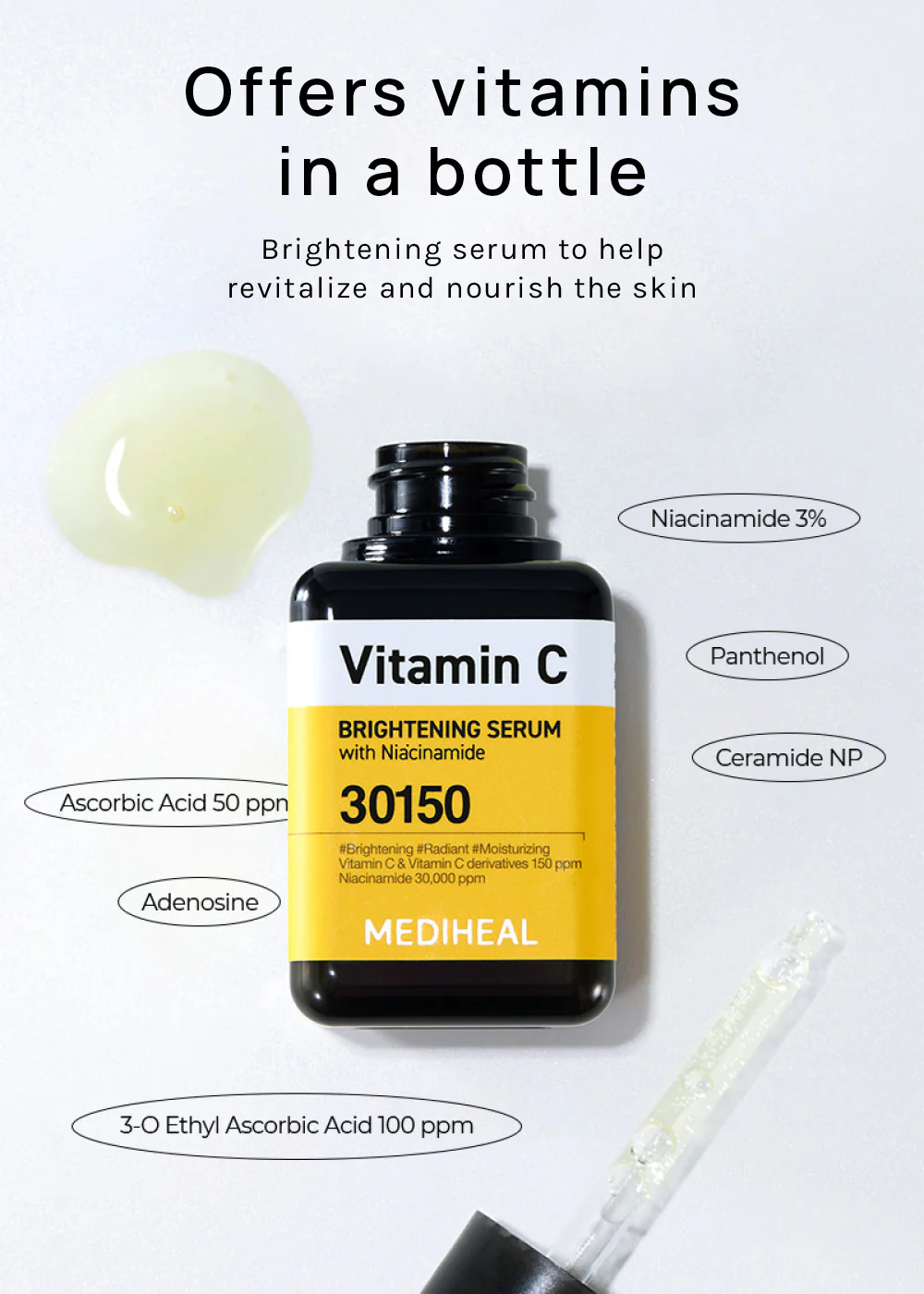 MEDIHEAL Vitamin C Brightening Serum 40ml - Image 4