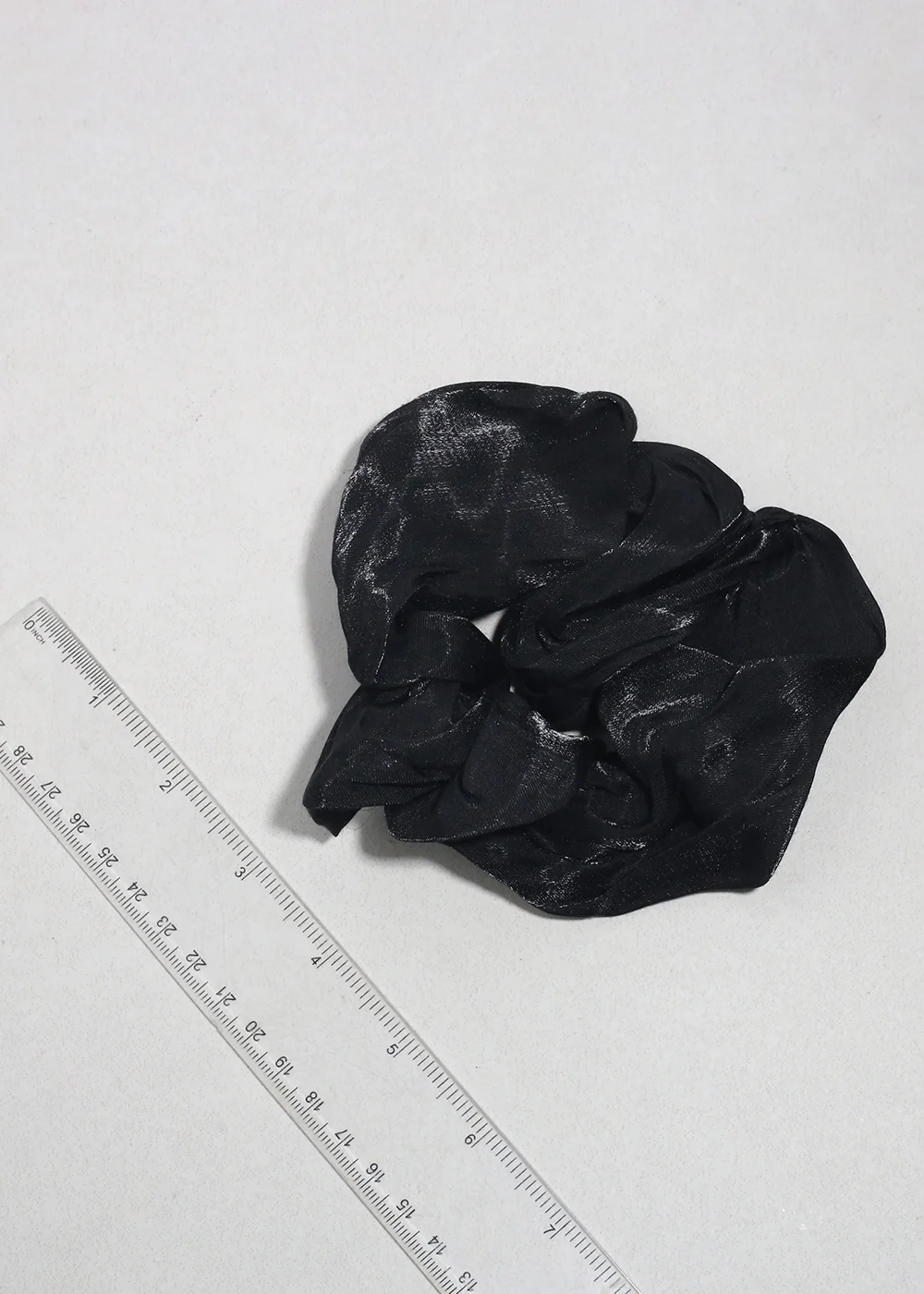 Midnight Luxe Satin Oversized Hair Scrunchie - Image 2