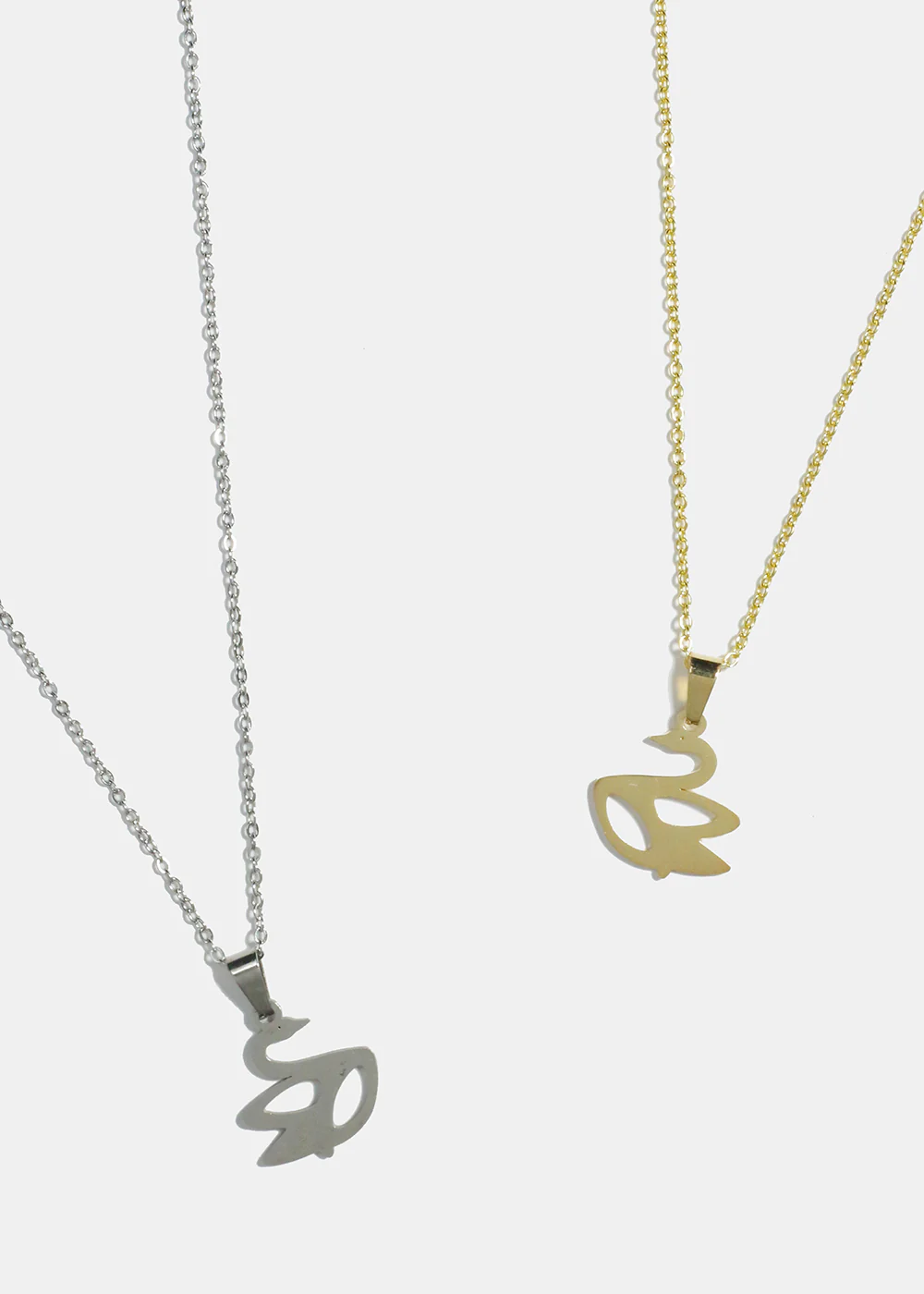 Mini Swan Pendant Necklace