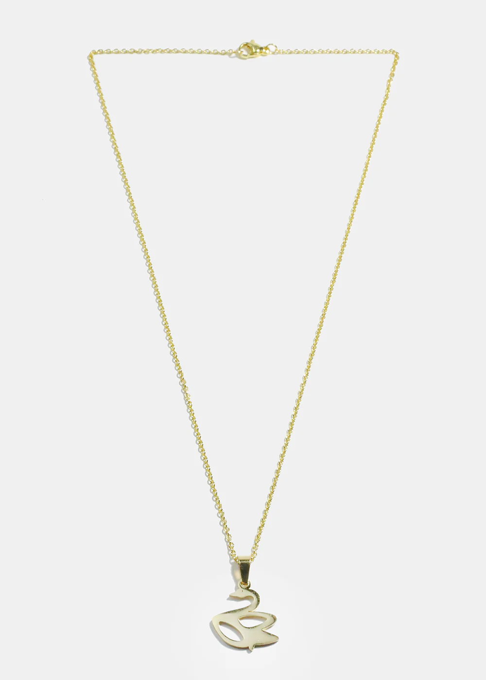 Mini Swan Pendant Necklace - Image 2