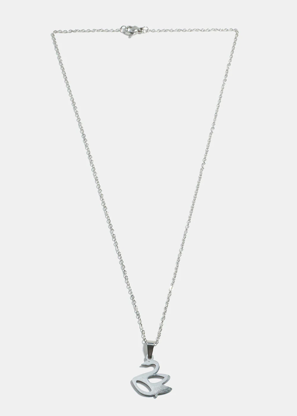 Mini Swan Pendant Necklace - Image 3