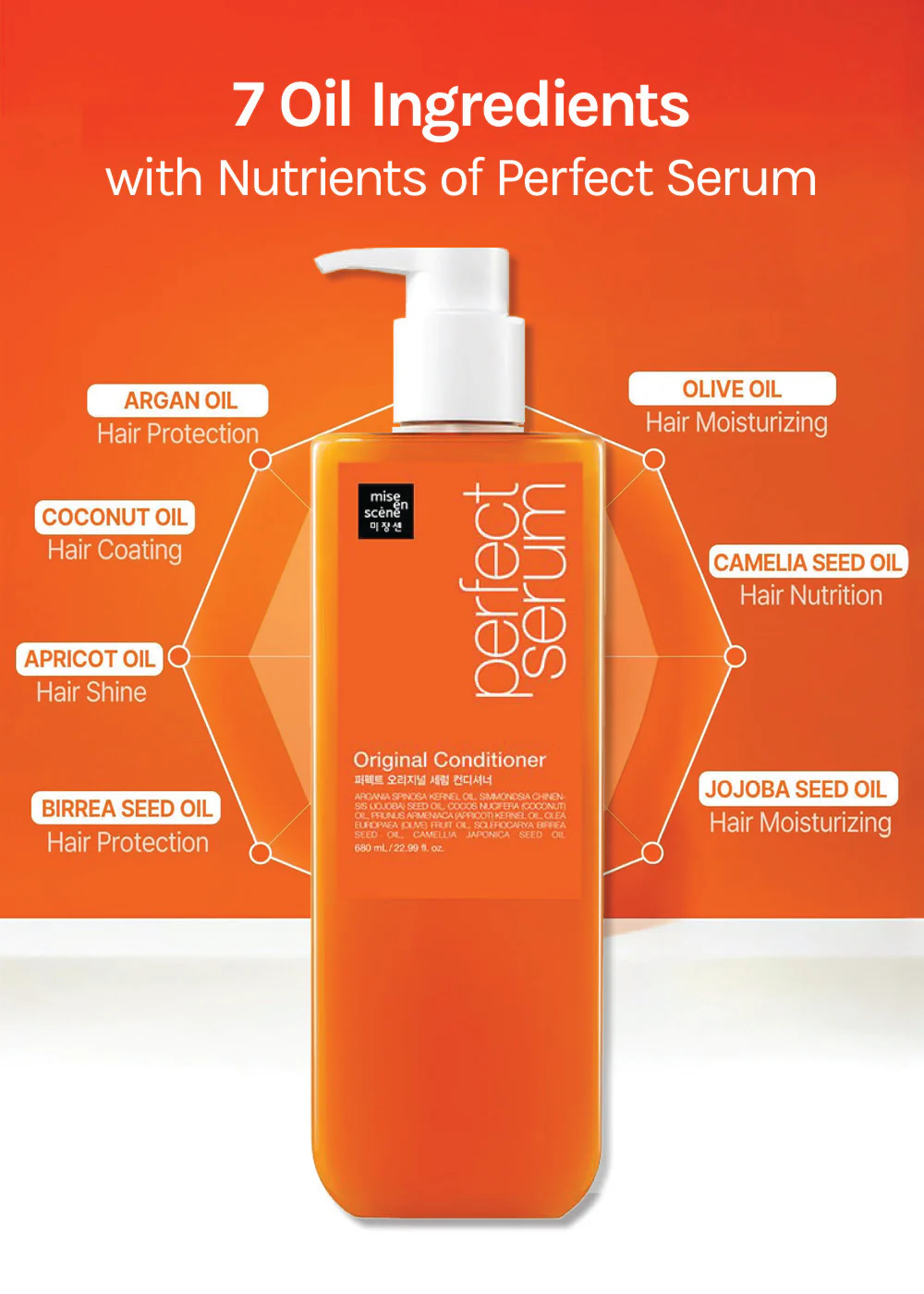 Mise-en-scene Perfect Serum Original Conditioner 680ml - Image 3
