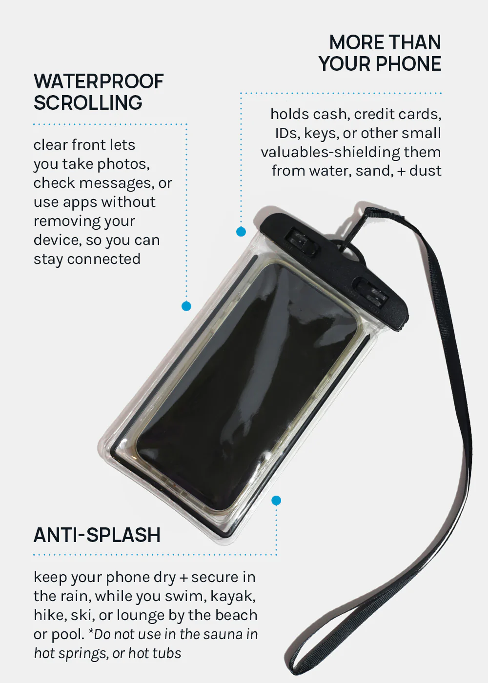 Miss A Adventure-Ready Waterproof Phone Pouch - Image 3
