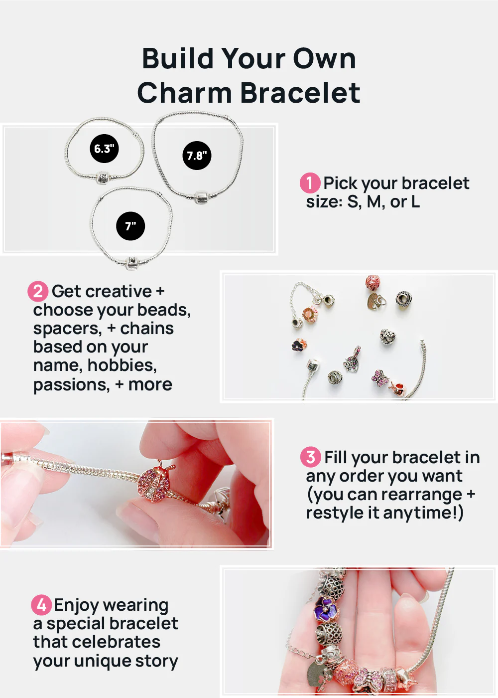 Miss A Bead Charm - Best Friends - Image 3