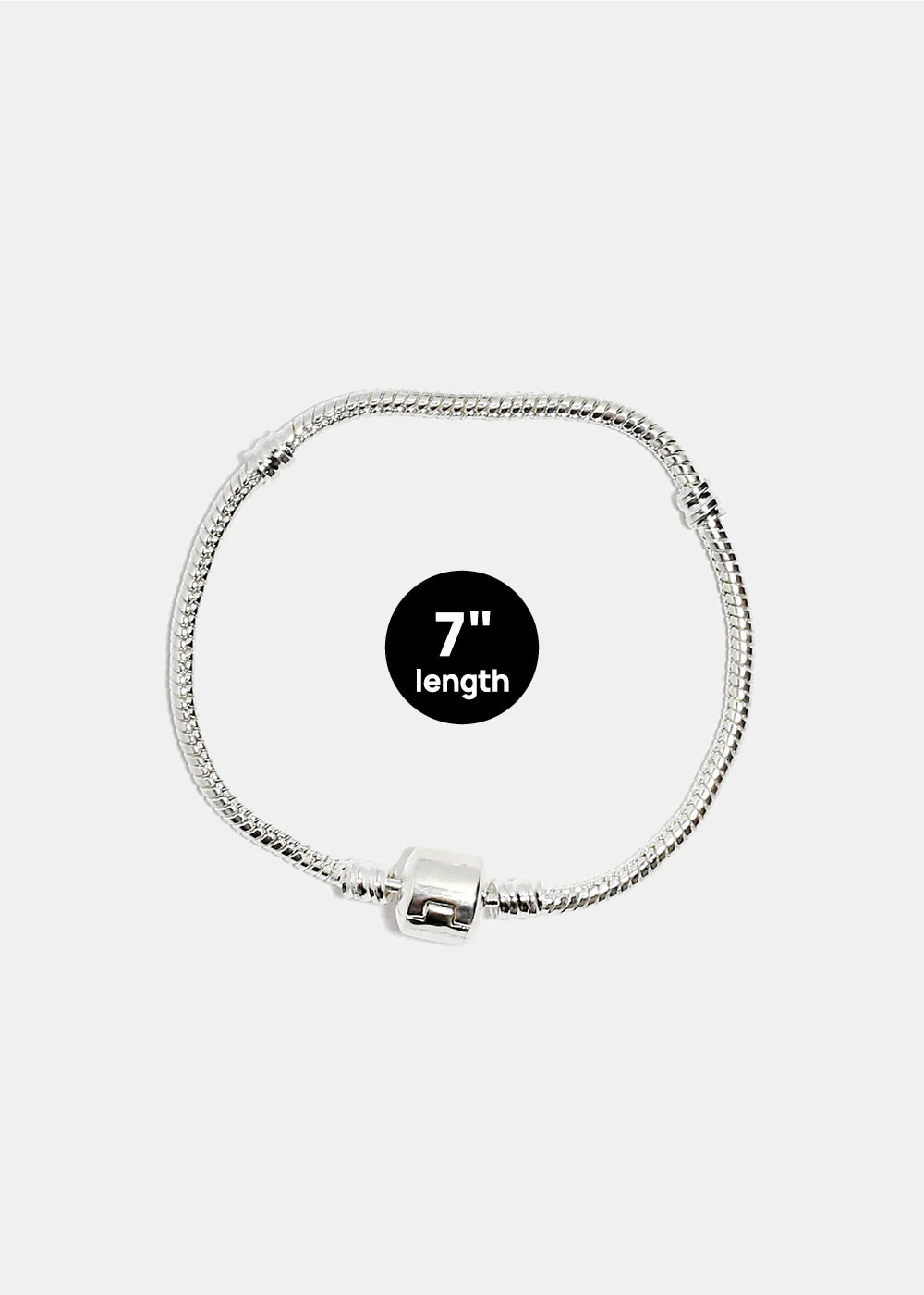 Miss A Bead Charm Bracelet - Plain Clasp - Image 5
