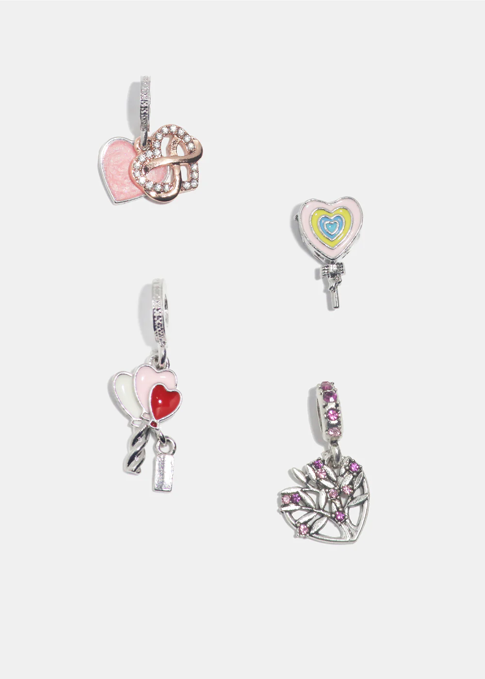 Miss A Bead Charm - Dangling Hearts - Image 2