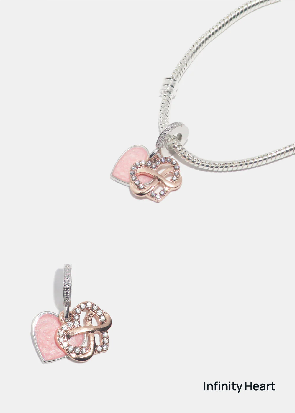 Miss A Bead Charm - Dangling Hearts - Image 7