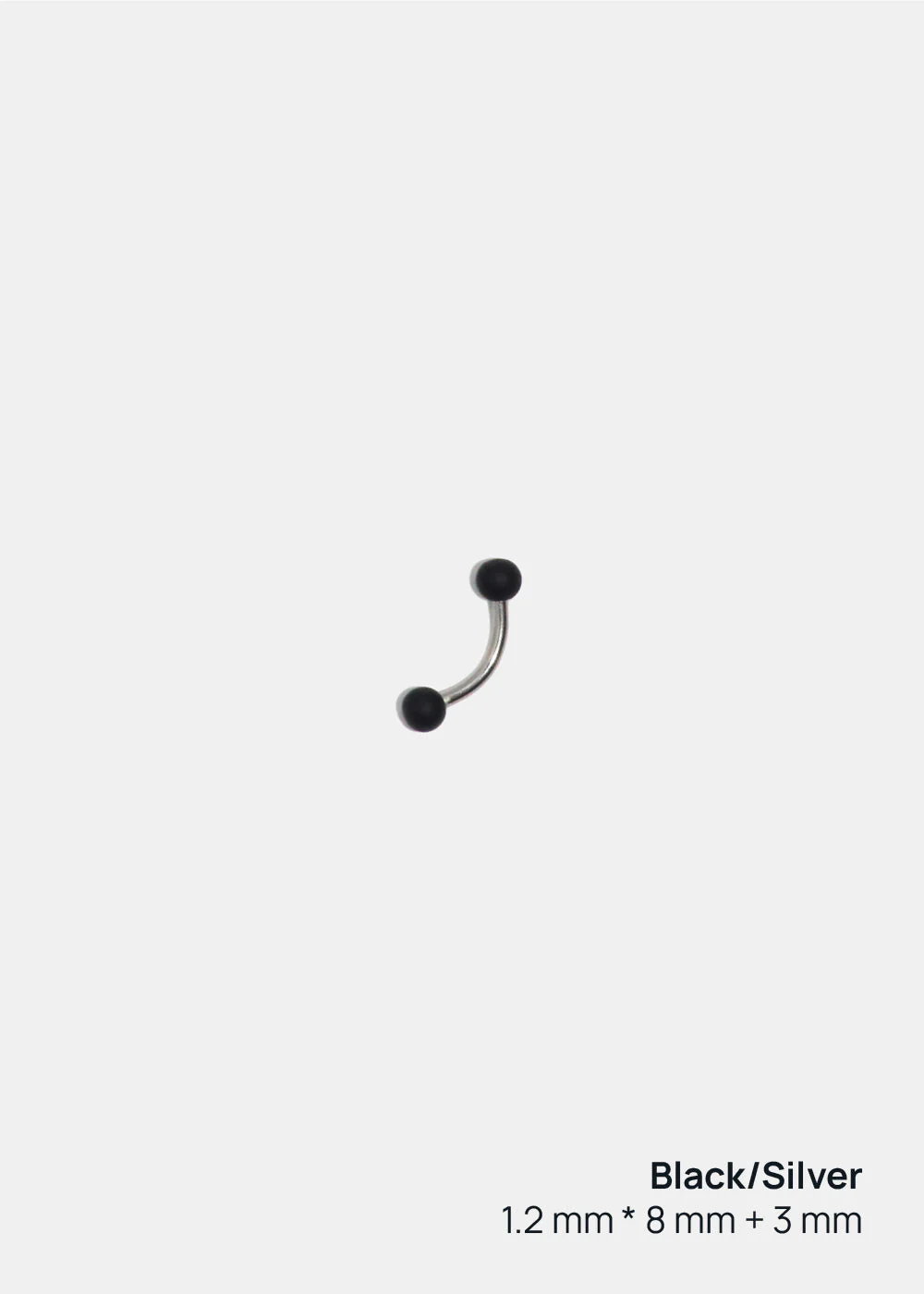 Miss A Body Jewelry - Acrylic Ball Curved Barbell - Image 5