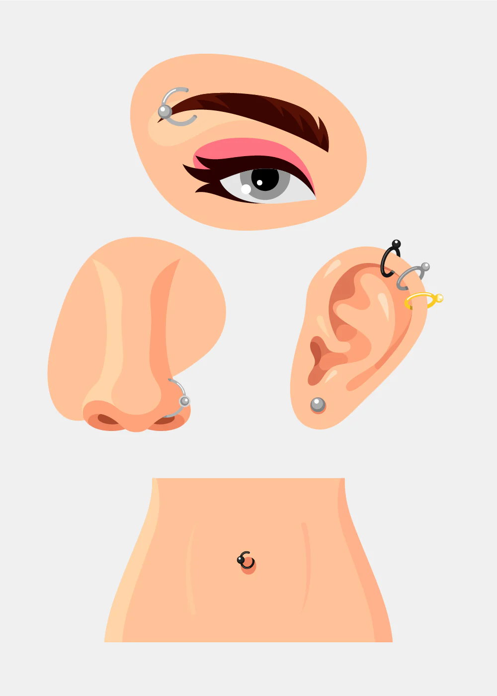 Miss A Body Jewelry - Captive Bead Ring - Image 2
