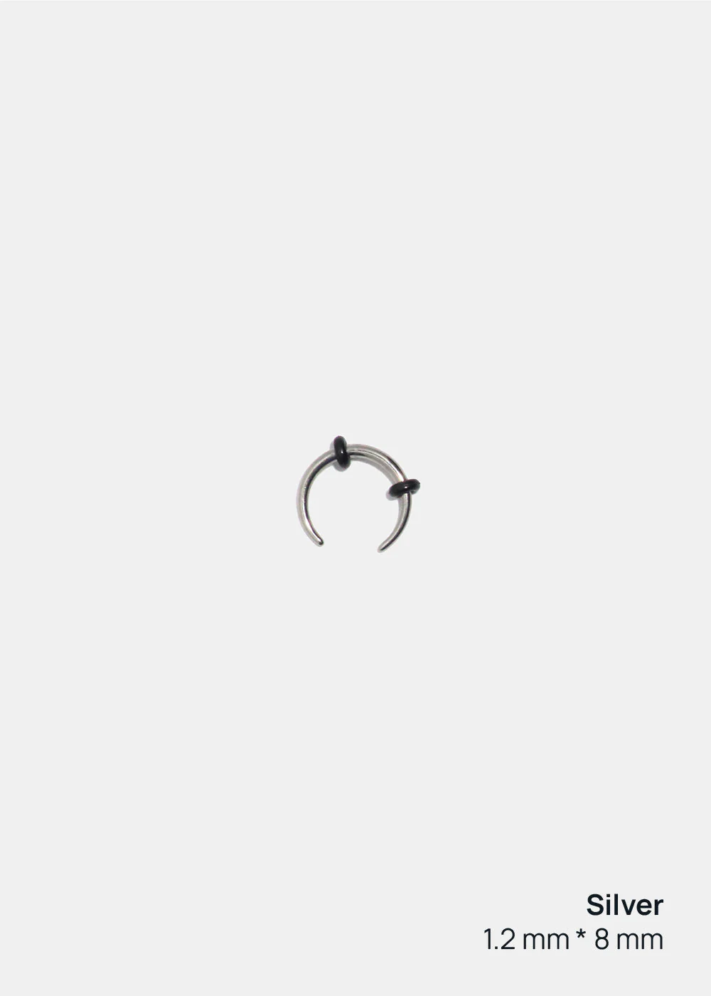 Miss A Body Jewelry - Septum Horseshoe Hoop Earring - Image 3