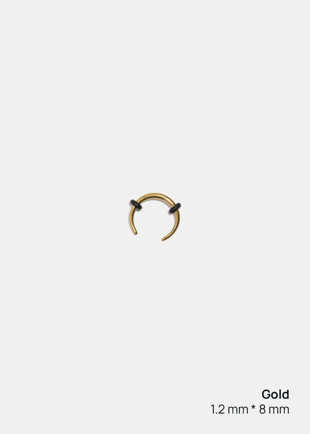 Miss A Body Jewelry - Septum Horseshoe Hoop Earring - Image 4