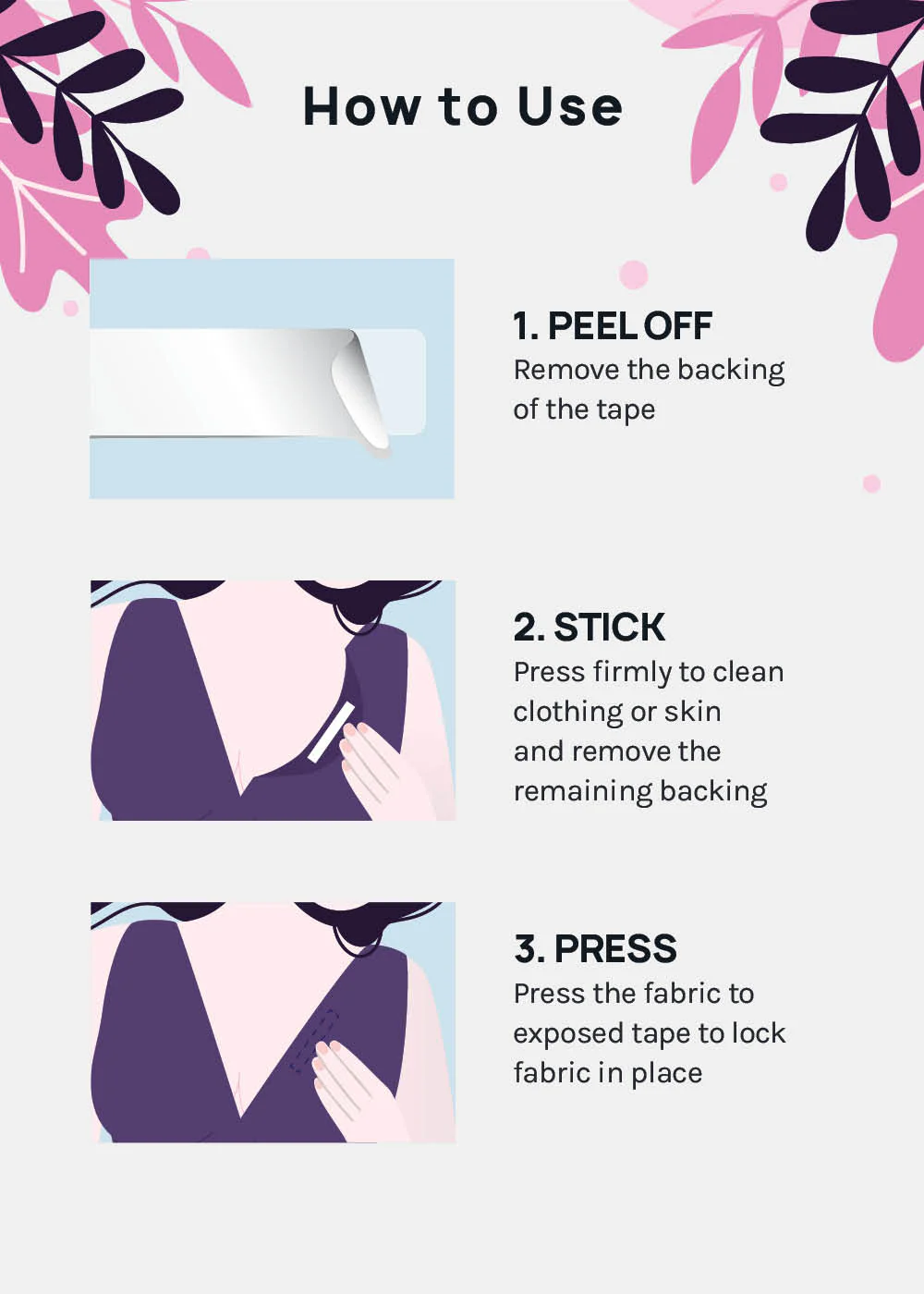 Miss A No-Show Body + Clothing Adhesive Strips - Image 6