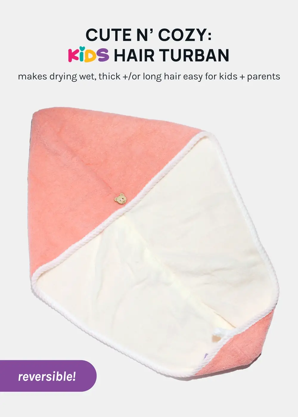 Miss A Kids Mini Miss Hair Turban - Image 2