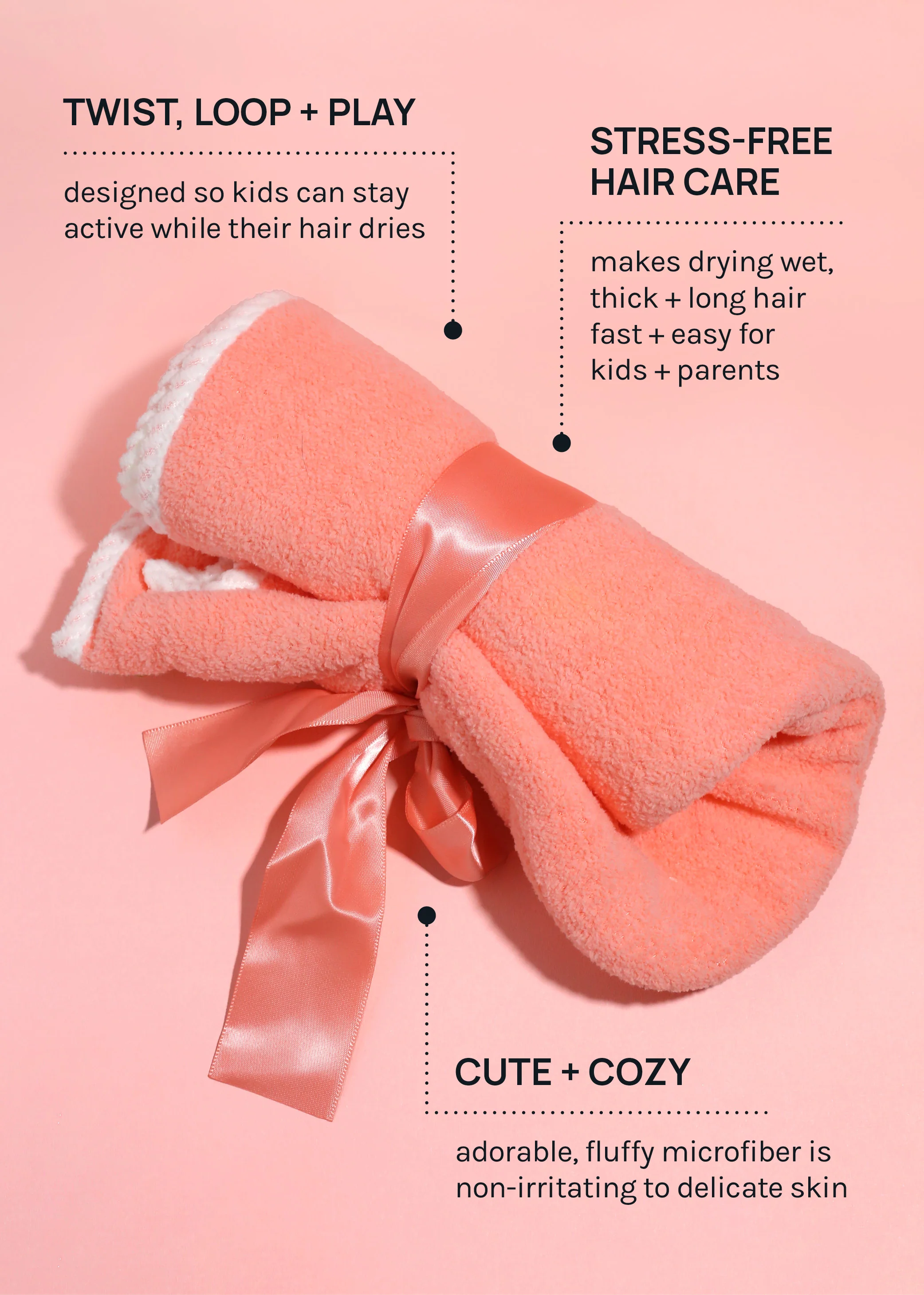 Miss A Kids Mini Miss Hair Turban - Image 4